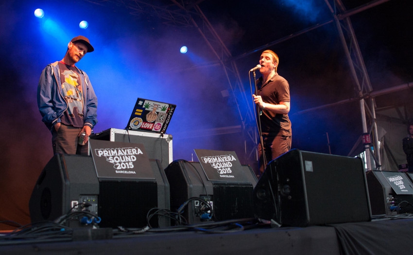 Sleaford Mods (live auf dem Primavera Festival in Barcelona, 2015)