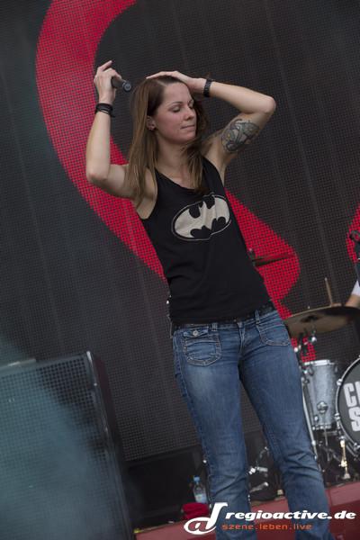 Christina Stürmer live bei REWE Family in Stuttgart, 2015