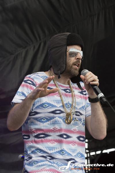 MC Bruddal live bei REWE Family in Stuttgart, 2015